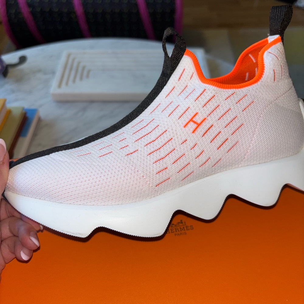 Hermes Eclair Maille Slip On Sneaker - Picture 9 of 16